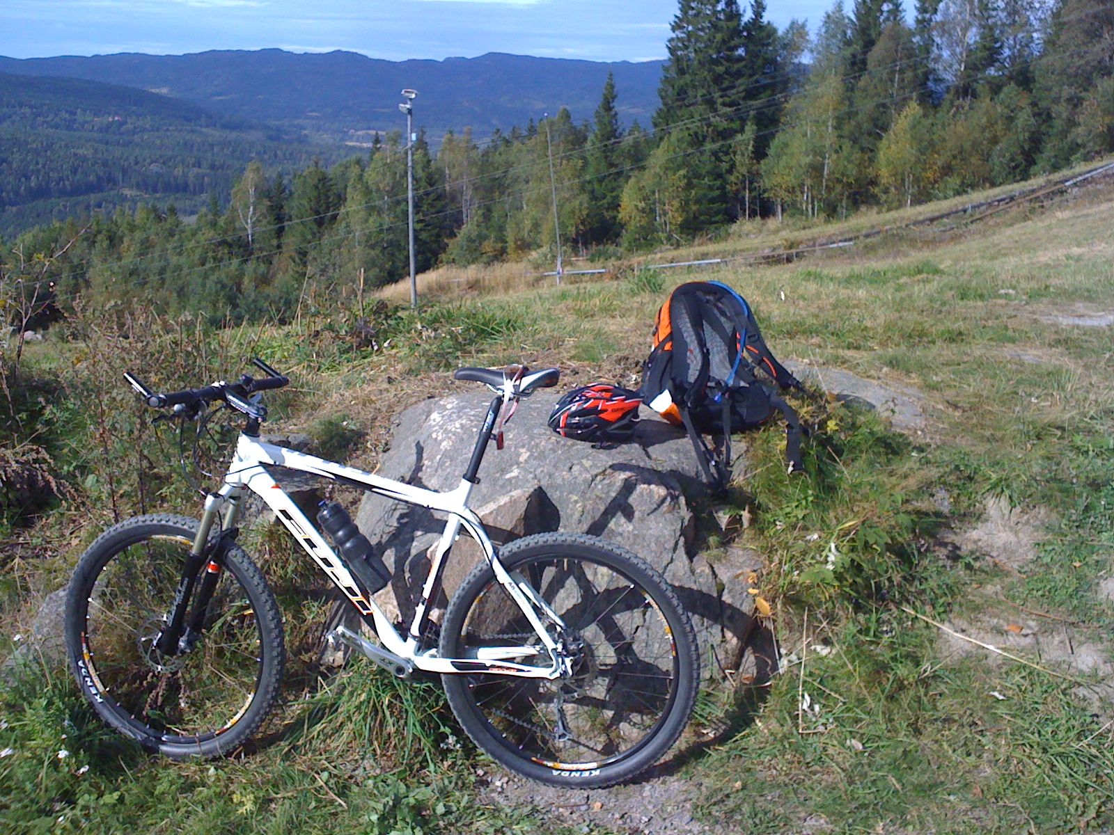 Jeg trengte en pause på toppen.