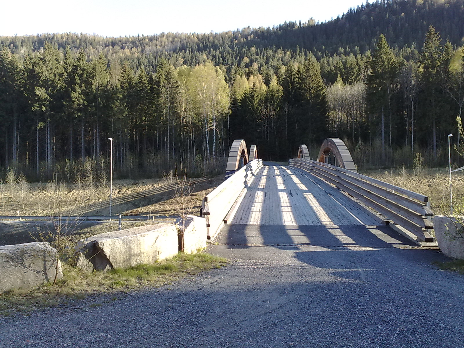 Sykkelbroa over E134. Foto: Eivind Lindseth