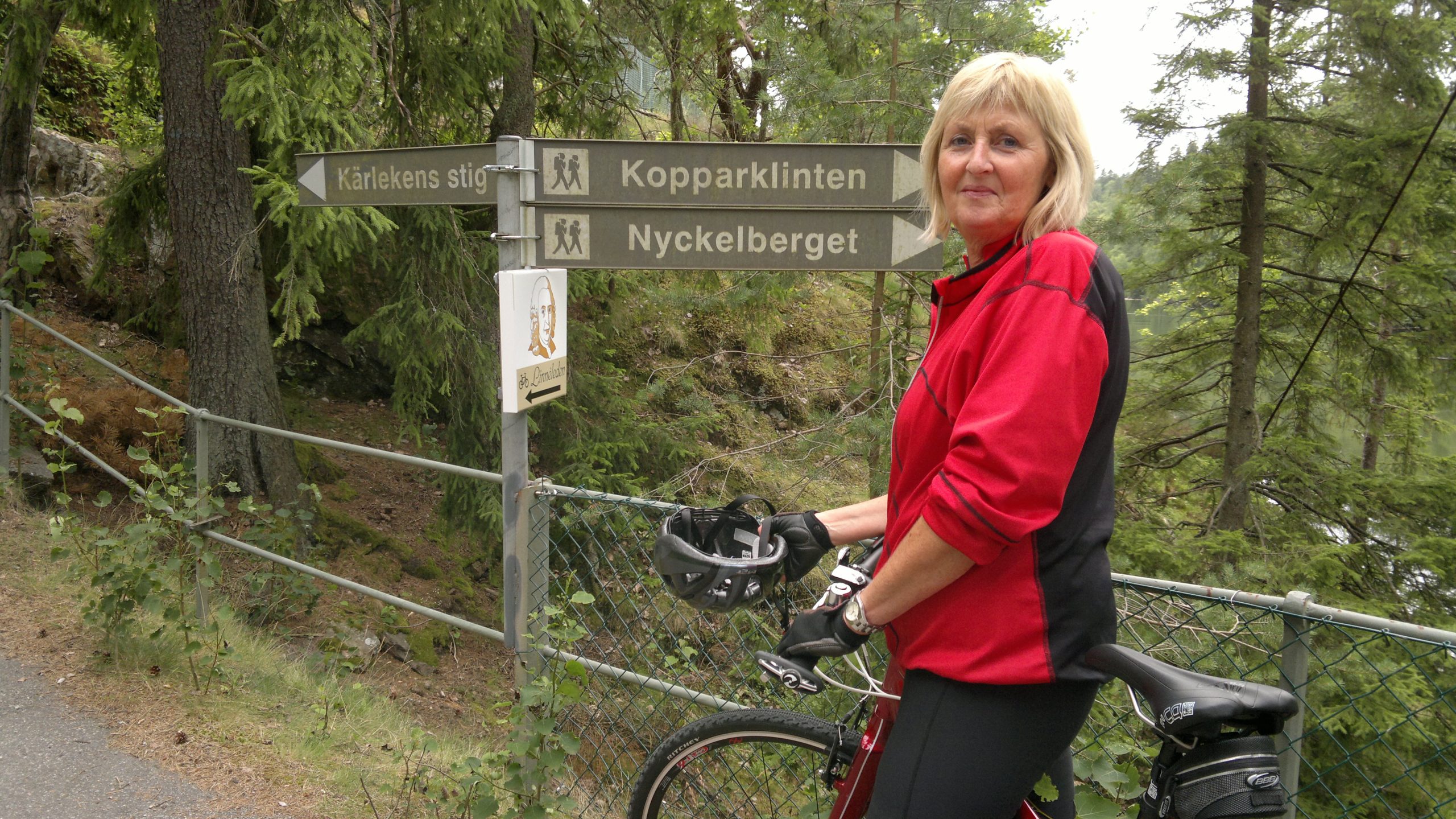 Rutene er godt merket. Foto: Ole Jakob