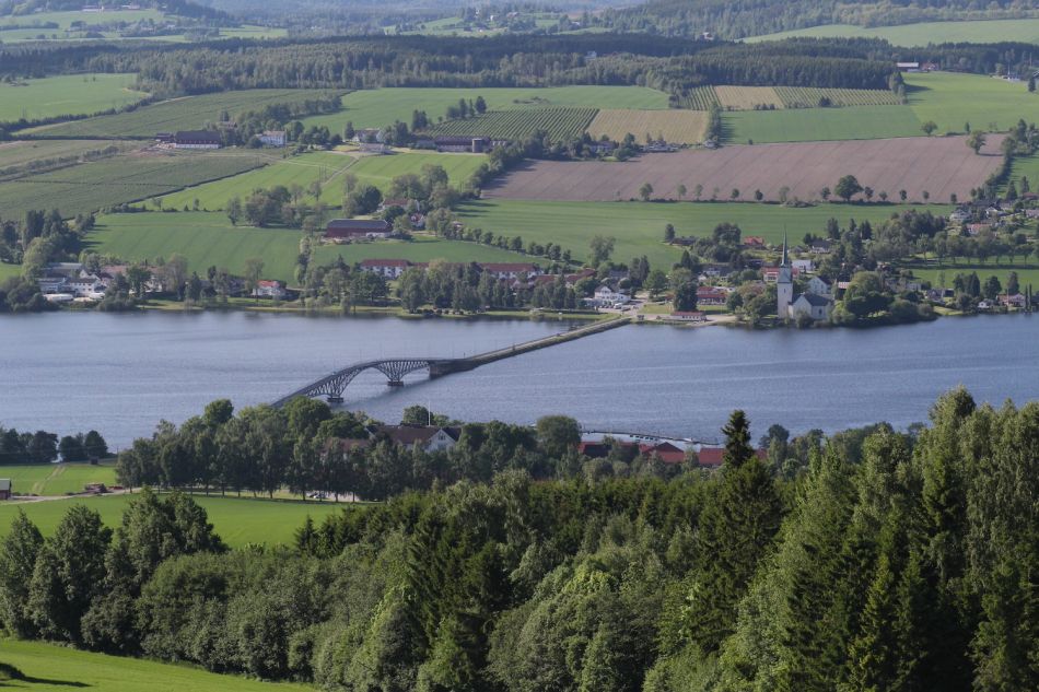 Utsikt til Mjøsa. Foto: Øyvind Wold