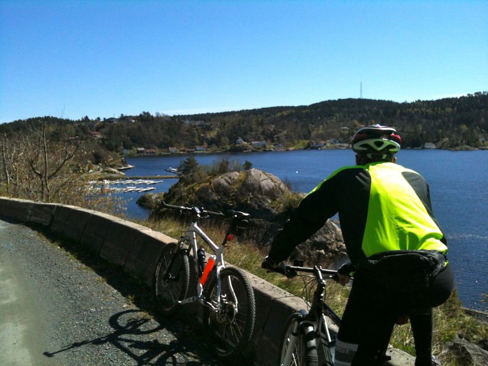 Fin utsikt på toppen av Barmen